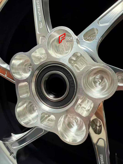 We manufacture premium quality forged motorcycle wheels rims for HONDA X-ADV 750 in any design, size, color.

Wheel sizes (motorcycle spec):

Front: 3.5 x 17

Rear: 4.5 x 15

Weight:

Front: 4.74 kg (10,45 lbs)

Rear: 4.07 kg (8,97 lbs)


Finishing: Gloss Silver