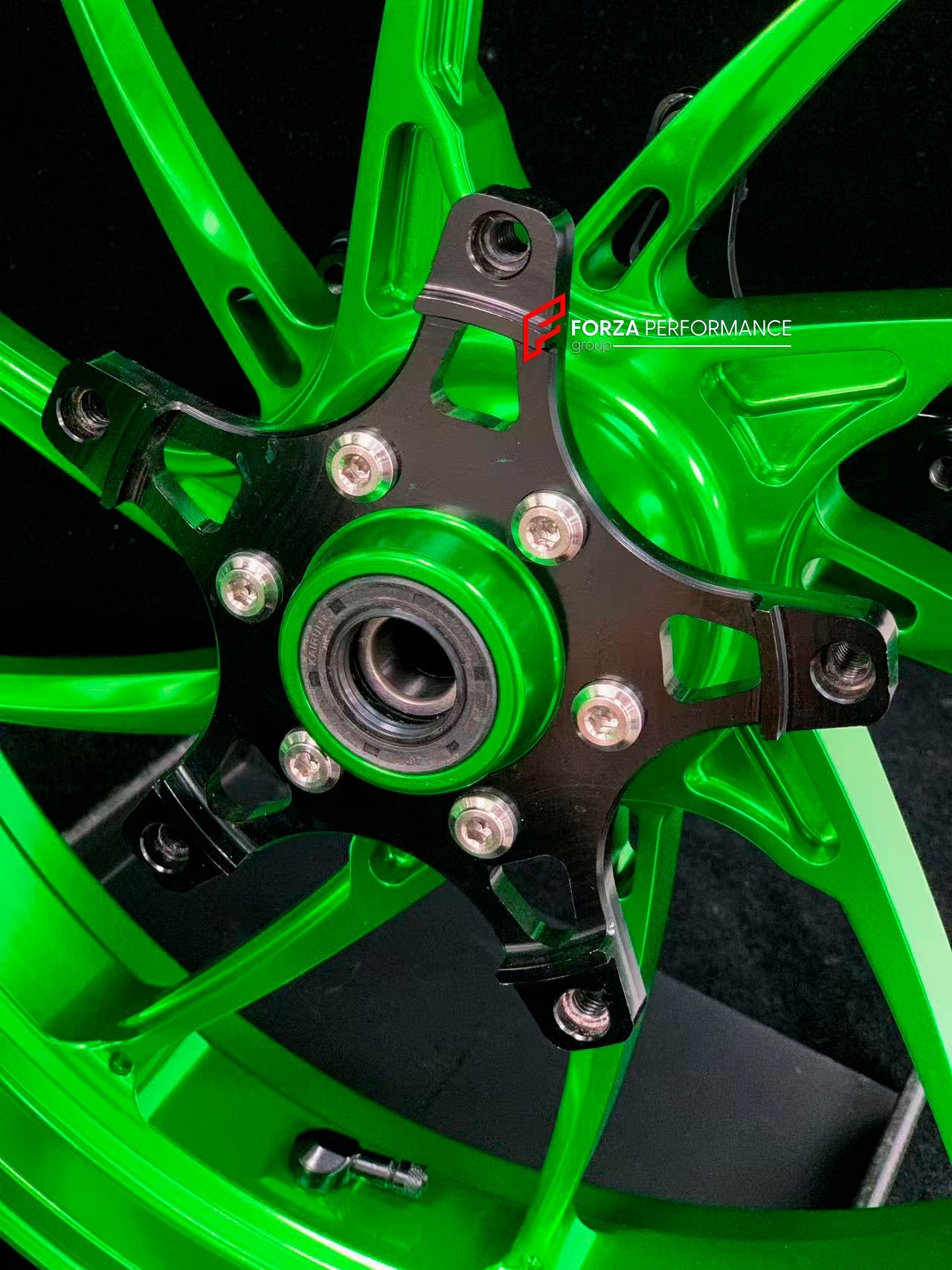 We manufacture premium quality forged motorcycle wheels rims for KAWASAKI ZX4R ZX4RSE in any design, size, color.

Wheel sizes (motorcycle spec):

Front: 3.5 x 17

Rear: 4.5 x 17

Weight:

Front: 5.05 kg (11.13 lbs)

Rear: 5.2 kg (11.46 lbs)


Finishing: Gloss Green

Forza Performance Group engineers and manufactures each forged motorcycle wheel individually per order. This ensures precise fitment, uncompromised strength, and unique styling. Whether for racing, touring, or daily use — our wheels are built f