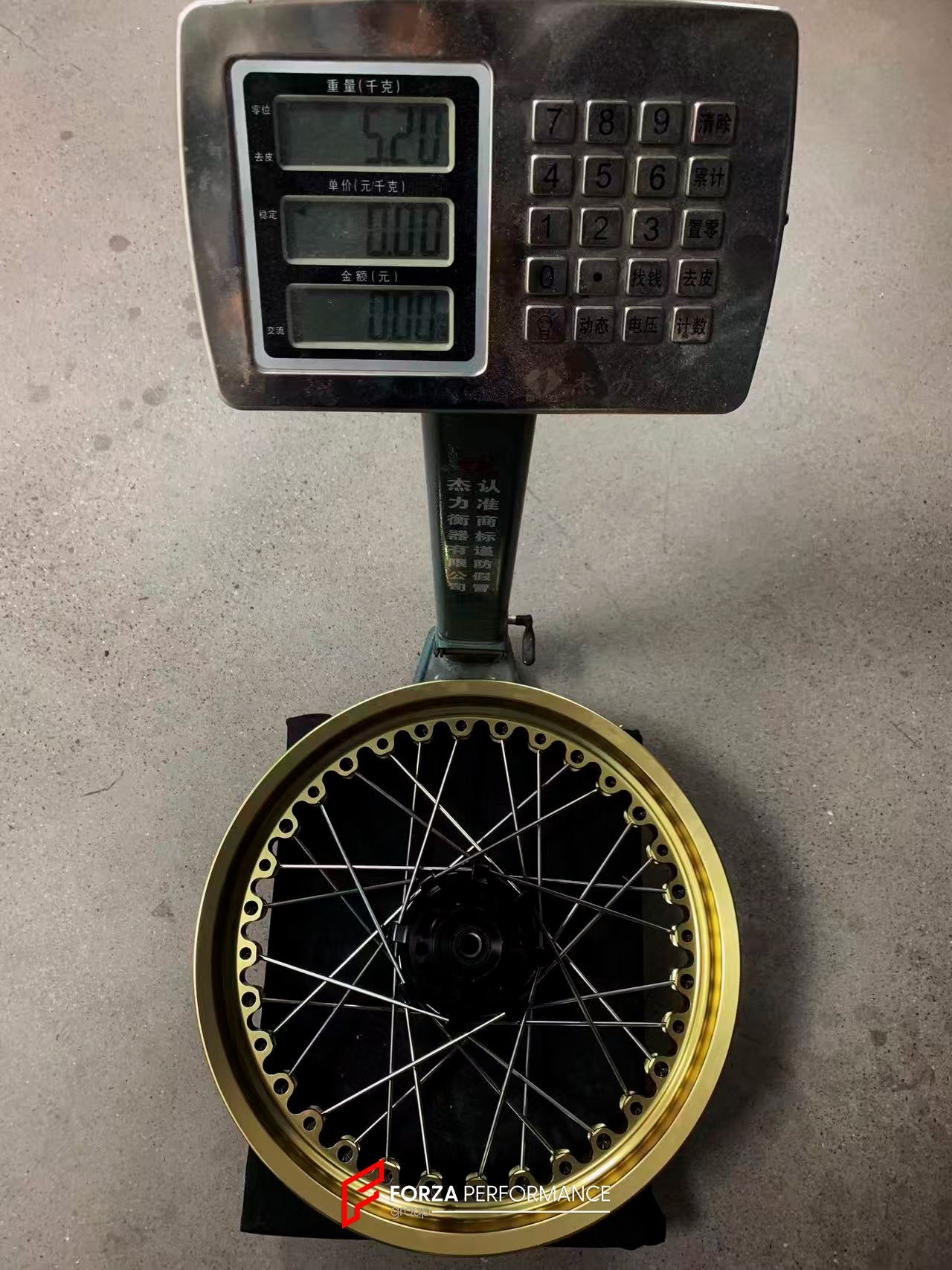 We manufacture premium quality forged motorcycle wheels rims for KTM 390 in any design, size, color.

Wheel sizes (motorcycle spec):

Front: 3.5 x 19

Rear: 4.5 x 17

Weight:

Front: 5.2 kg (11.46 lbs)

Rear: 6.25 kg (13.78 lbs)


Finishing: Gloss Gold

Forza Performance Group engineers and manufactures each forged motorcycle wheel individually per order. This ensures precise fitment, uncompromised strength, and unique styling. Whether for racing, touring, or daily use — our wheels are built for both perfor