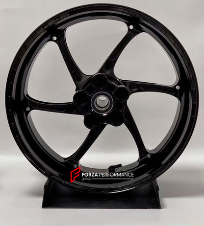 We manufacture premium quality forged motorcycle wheels rims for KAWASAKI Z1000 Z1000R Z1000SX NINJA 1000 in any design, size, color.

Wheel sizes (motorcycle spec):

Front: 3.5 x 17

Rear: 6 x 17

Weight:

Front: 3.65 kg (8.05 lbs)

Rear: 4.85 kg (10.69 lbs)


Finishing: Satin Gold

Forza Performance Group engineers and manufactures each forged motorcycle wheel individually per order. This ensures precise fitment, uncompromised strength, and unique styling. Whether for racing, touring, or daily use — our w
