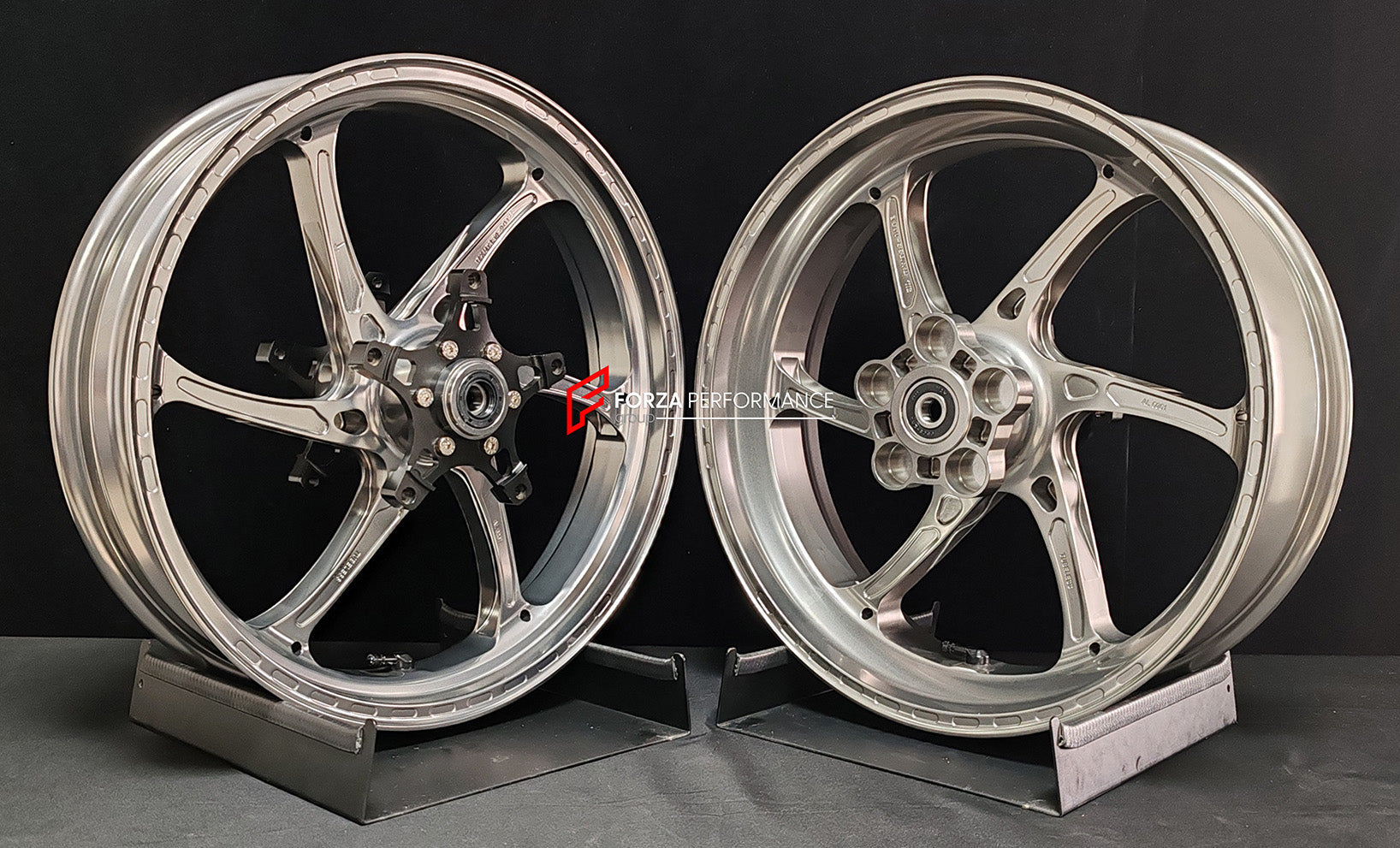 We manufacture premium quality forged motorcycle wheels rims for KAWASAKI ZX4R ZX4RSE in any design, size, color.

Wheel sizes (motorcycle spec):

Front: 3.5 x 17

Rear: 4.5 x 17

Finishing: Satin Silver

Forza Performance Group engineers and manufactures each forged motorcycle wheel individually per order. This ensures precise fitment, uncompromised strength, and unique styling. Whether for racing, touring, or daily use — our wheels are built for both performance and design.