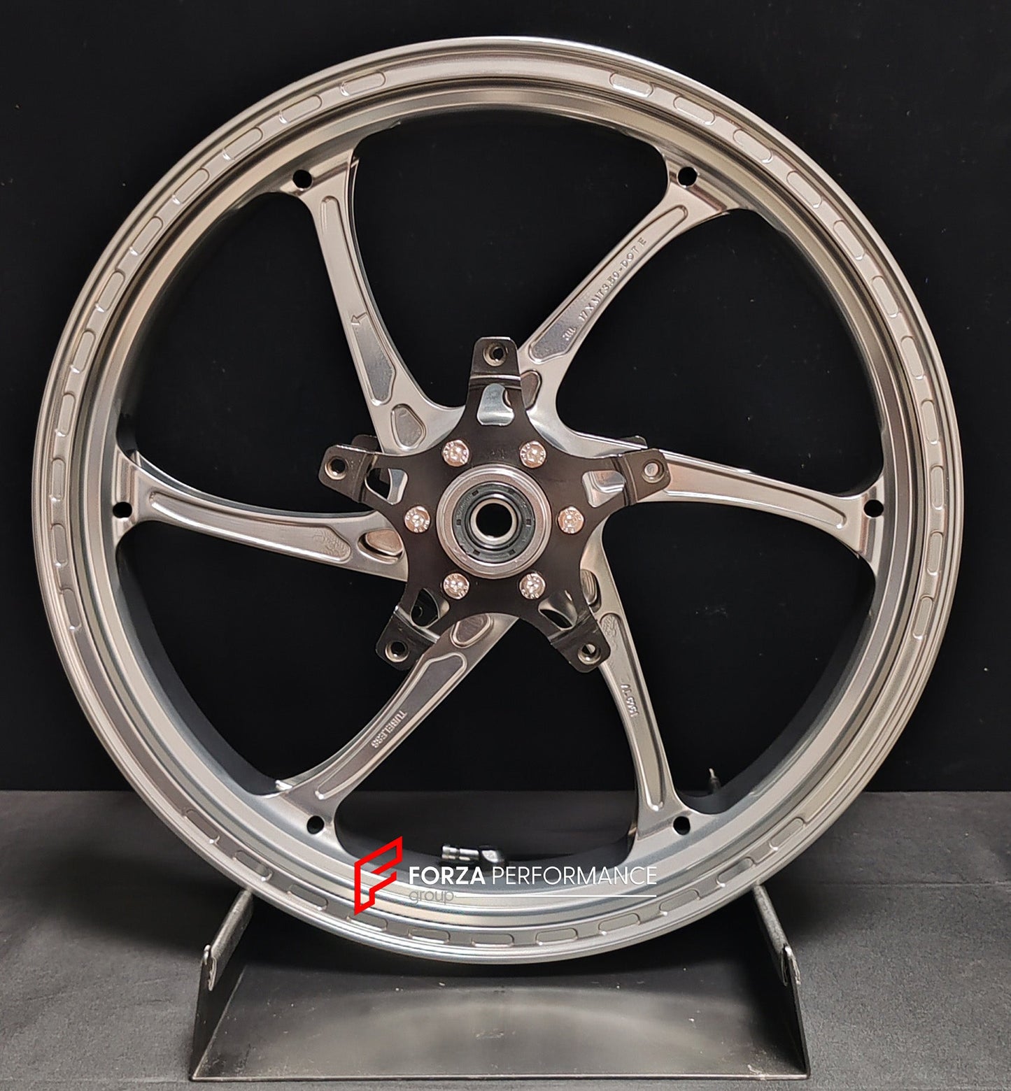 We manufacture premium quality forged motorcycle wheels rims for KAWASAKI ZX4R ZX4RSE in any design, size, color.

Wheel sizes (motorcycle spec):

Front: 3.5 x 17

Rear: 4.5 x 17

Finishing: Satin Silver

Forza Performance Group engineers and manufactures each forged motorcycle wheel individually per order. This ensures precise fitment, uncompromised strength, and unique styling. Whether for racing, touring, or daily use — our wheels are built for both performance and design.