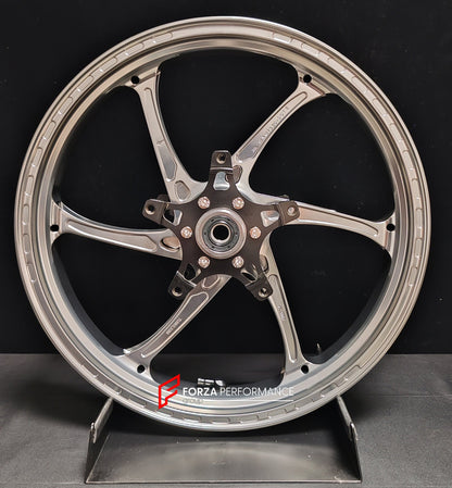 We manufacture premium quality forged motorcycle wheels rims for KAWASAKI ZX4R ZX4RSE in any design, size, color.

Wheel sizes (motorcycle spec):

Front: 3.5 x 17

Rear: 4.5 x 17

Finishing: Satin Silver

Forza Performance Group engineers and manufactures each forged motorcycle wheel individually per order. This ensures precise fitment, uncompromised strength, and unique styling. Whether for racing, touring, or daily use — our wheels are built for both performance and design.