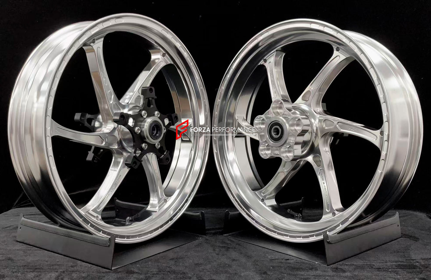 We manufacture premium quality forged motorcycle wheels rims for KAWASAKI ZX4R ZX4RSE in any design, size, color.

Wheel sizes (motorcycle spec):

Front: 3.5 x 17

Rear: 4.5 x 17

Weight:

Front: 4.35 kg (9.59 lbs)

Rear: 4.7 kg (10.36 lbs)


Finishing: Gloss Silver

Forza Performance Group engineers and manufactures each forged motorcycle wheel individually per order. This ensures precise fitment, uncompromised strength, and unique styling. Whether for racing, touring, or daily use — our wheels are built f