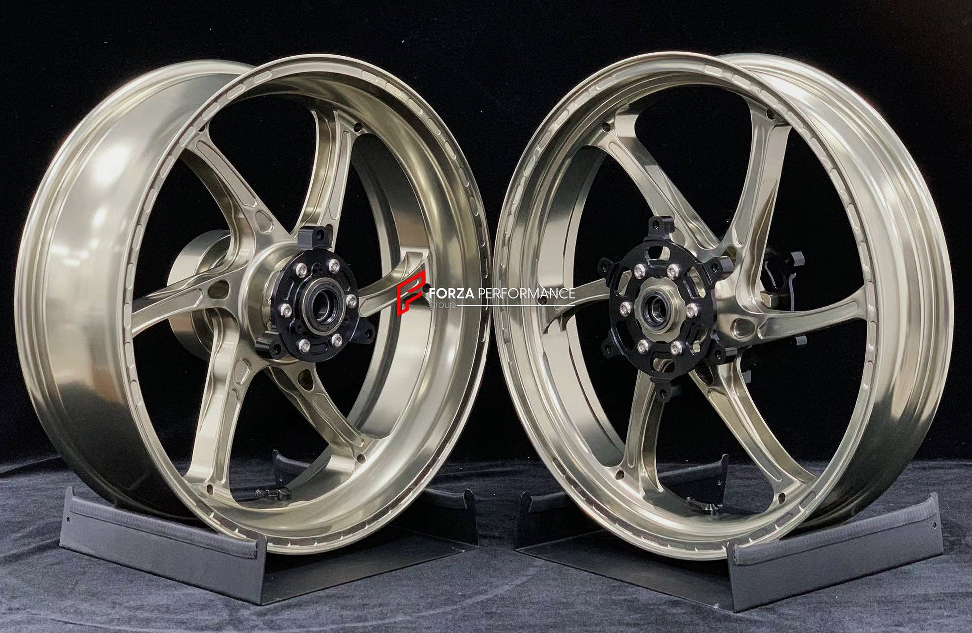 We manufacture premium quality forged motorcycle wheels rims for KOVE 450RR in any design, size, color.

Wheel sizes (motorcycle spec):

Front: 3.5 x 17

Rear: 4.5 x 17

Weight:

Front: 4 kg (8.82 lbs)

Rear: 4.6 kg (10.14 lbs)


Finishing: Gloss Bronze

Forza Performance Group engineers and manufactures each forged motorcycle wheel individually per order. This ensures precise fitment, uncompromised strength, and unique styling. Whether for racing, touring, or daily use — our wheels are built for both perfo