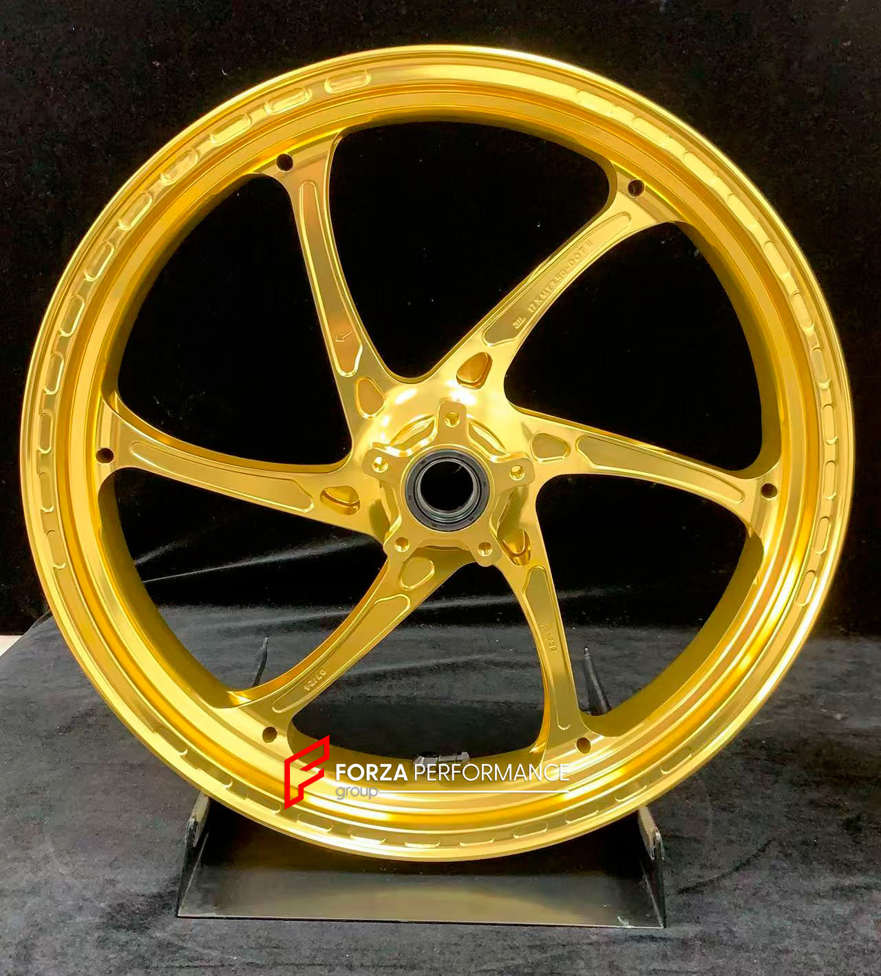 We manufacture premium quality forged motorcycle wheels rims for KTM 790 890 in any design, size, color.

Wheel sizes (motorcycle spec):

Front: 3.5 x 17

Rear: 5.5 x 17

Weight:

Front: 3.25 kg (7.16 lbs)

Rear: 4.65 kg (10.25 lbs)


Finishing: Gloss Gold

Forza Performance Group engineers and manufactures each forged motorcycle wheel individually per order. This ensures precise fitment, uncompromised strength, and unique styling. Whether for racing, touring, or daily use — our wheels are built for both pe