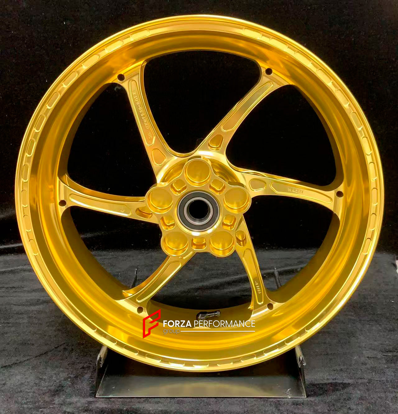 We manufacture premium quality forged motorcycle wheels rims for KTM 790 890 in any design, size, color.

Wheel sizes (motorcycle spec):

Front: 3.5 x 17

Rear: 5.5 x 17

Weight:

Front: 3.25 kg (7.16 lbs)

Rear: 4.65 kg (10.25 lbs)


Finishing: Gloss Gold

Forza Performance Group engineers and manufactures each forged motorcycle wheel individually per order. This ensures precise fitment, uncompromised strength, and unique styling. Whether for racing, touring, or daily use — our wheels are built for both pe