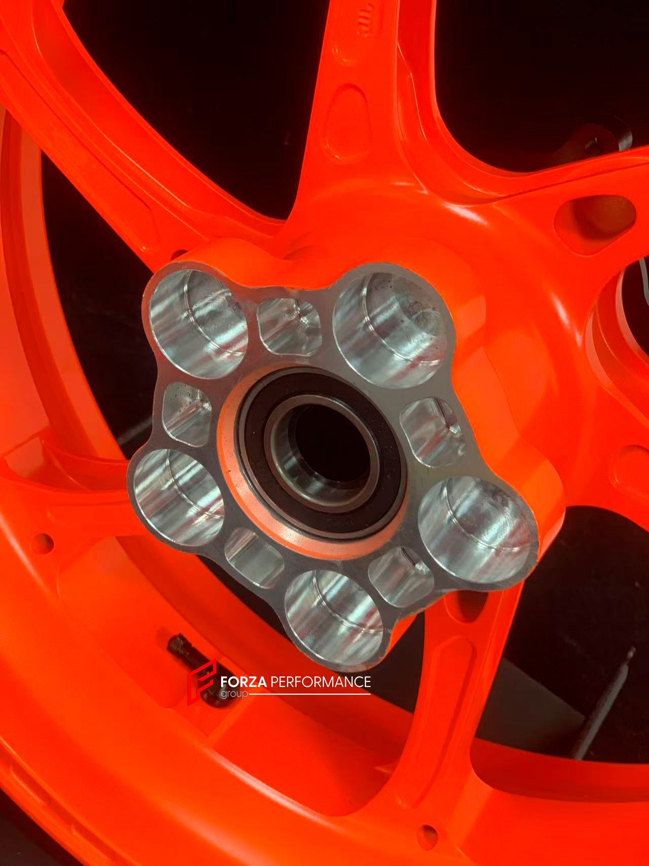 We manufacture premium quality forged motorcycle wheels rims for KTM 790 890 in any design, size, color.

Wheel sizes (motorcycle spec):

Front: 3.5 x 17

Rear: 5.5 x 17

Weight:

Front: 3.35 kg (7.38 lbs)

Rear: 4.75 kg (10.47 lbs)


Finishing: KTM Orange

Forza Performance Group engineers and manufactures each forged motorcycle wheel individually per order. This ensures precise fitment, uncompromised strength, and unique styling. Whether for racing, touring, or daily use — our wheels are built for both pe