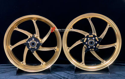 We manufacture premium quality forged motorcycle wheels rims for KAWASAKI NINJA Z900 SE Z900RS in any design, size, color.

Wheel sizes (motorcycle spec):

Front: 3.5 x 17

Rear: 5.5 x 17

Weight:

Front: 4.35 kg (9.48 lbs)

Rear: 4.8 kg (10.58 lbs)


Finishing: Satin Gold

Forza Performance Group engineers and manufactures each forged motorcycle wheel individually per order. This ensures precise fitment, uncompromised strength, and unique styling. Whether for racing, touring, or daily use — our wheels are 