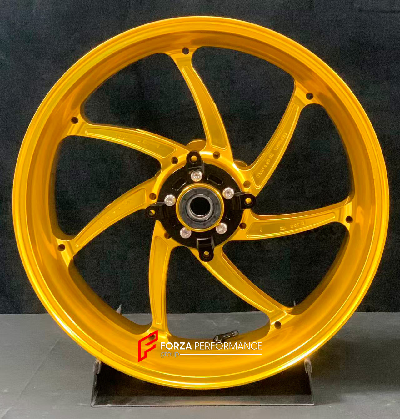 We manufacture premium quality forged motorcycle wheels rims for KAWASAKI ZX10R ZX10RR in any design, size, color.

Wheel sizes (motorcycle spec):

Front: 3.5 x 17

Rear: 6 x 17

Weight:

Front: 4.2 kg (19.26 lbs)

Rear: 5 kg (11.02 lbs)


Finishing: Satin Gold

Forza Performance Group engineers and manufactures each forged motorcycle wheel individually per order. This ensures precise fitment, uncompromised strength, and unique styling. Whether for racing, touring, or daily use — our wheels are built for bo