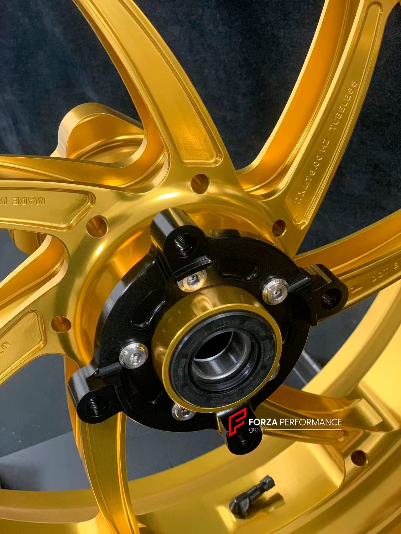 We manufacture premium quality forged motorcycle wheels rims for KAWASAKI ZX10R ZX10RR in any design, size, color.

Wheel sizes (motorcycle spec):

Front: 3.5 x 17

Rear: 6 x 17

Weight:

Front: 4.2 kg (19.26 lbs)

Rear: 5 kg (11.02 lbs)


Finishing: Satin Gold

Forza Performance Group engineers and manufactures each forged motorcycle wheel individually per order. This ensures precise fitment, uncompromised strength, and unique styling. Whether for racing, touring, or daily use — our wheels are built for bo