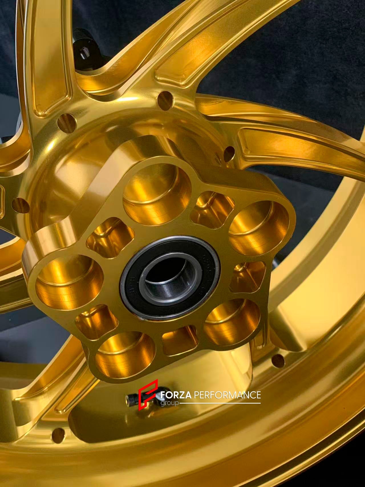 We manufacture premium quality forged motorcycle wheels rims for KAWASAKI ZX10R ZX10RR in any design, size, color.

Wheel sizes (motorcycle spec):

Front: 3.5 x 17

Rear: 6 x 17

Weight:

Front: 4.2 kg (19.26 lbs)

Rear: 5 kg (11.02 lbs)


Finishing: Satin Gold

Forza Performance Group engineers and manufactures each forged motorcycle wheel individually per order. This ensures precise fitment, uncompromised strength, and unique styling. Whether for racing, touring, or daily use — our wheels are built for bo