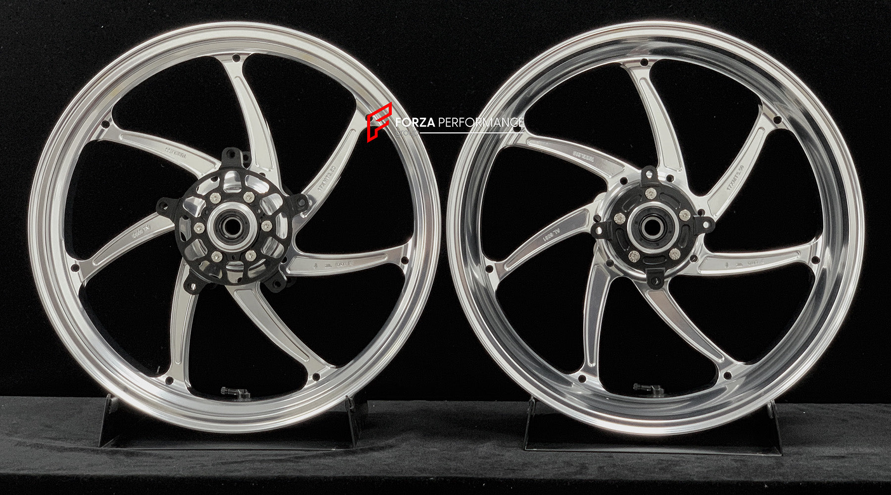 We manufacture premium quality forged motorcycle wheels rims for KAWASAKI ZX4R ZX4RSE in any design, size, color.

Wheel sizes (motorcycle spec):

Front: 3.5 x 17

Rear: 4.5 x 17

Weight:

Front: 4.7 kg (10.36 lbs)

Rear: 4.85 kg (10.69 lbs)


Finishing: Gloss Silver

Forza Performance Group engineers and manufactures each forged motorcycle wheel individually per order. This ensures precise fitment, uncompromised strength, and unique styling. Whether for racing, touring, or daily use — our wheels are built 