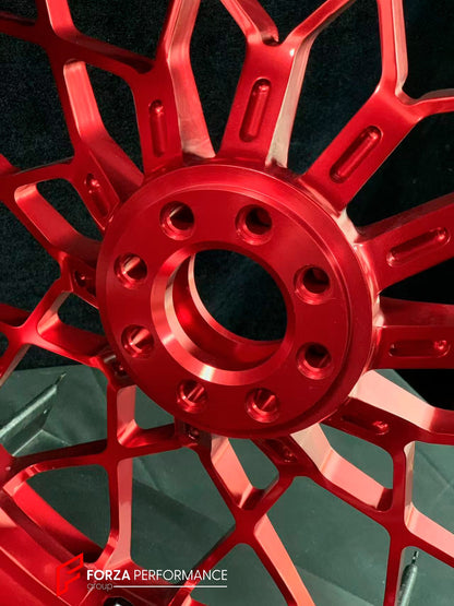 We manufacture premium quality forged motorcycle wheels rims for MV AGUSTA in any design, size, color.

Wheel sizes (motorcycle spec):

Front: 3.5 x 17

Rear: 5.5 x 17

Weight:

Front: 4.25 kg (9.37 lbs)

Rear: 4.9 kg (10.8 lbs)


Finishing Gloss Red

Forza Performance Group engineers and manufactures each forged motorcycle wheel individually per order. This ensures precise fitment, uncompromised strength, and unique styling. Whether for racing, touring, or daily use — our wheels are built for both performa
