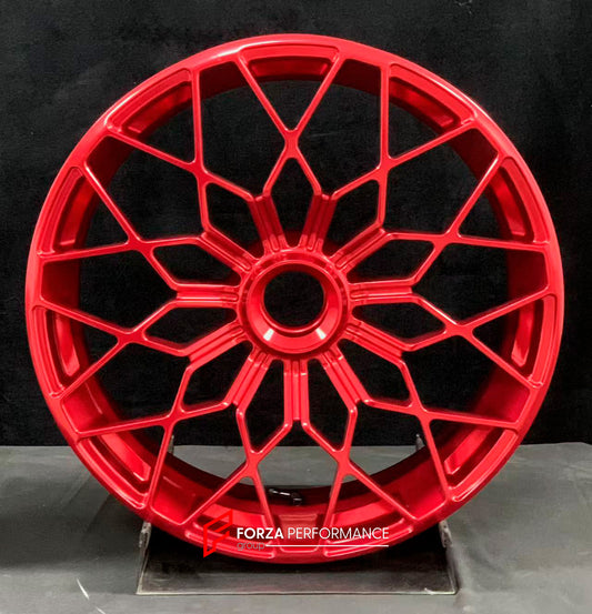 We manufacture premium quality forged motorcycle wheels rims for MV AGUSTA in any design, size, color.

Wheel sizes (motorcycle spec):

Front: 3.5 x 17

Rear: 5.5 x 17

Weight:

Front: 4.25 kg (9.37 lbs)

Rear: 4.9 kg (10.8 lbs)


Finishing Gloss Red

Forza Performance Group engineers and manufactures each forged motorcycle wheel individually per order. This ensures precise fitment, uncompromised strength, and unique styling. Whether for racing, touring, or daily use — our wheels are built for both performa