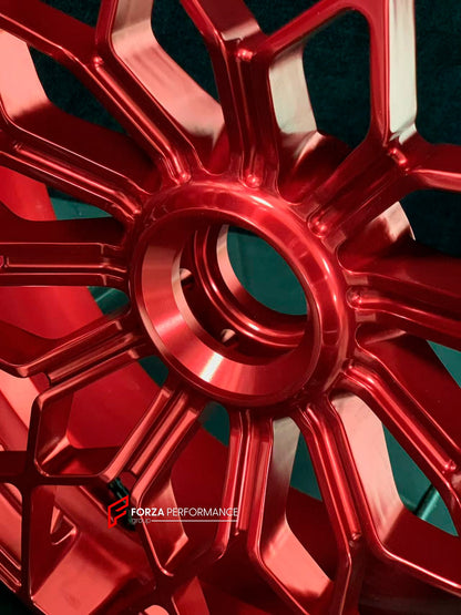 We manufacture premium quality forged motorcycle wheels rims for MV AGUSTA in any design, size, color.

Wheel sizes (motorcycle spec):

Front: 3.5 x 17

Rear: 5.5 x 17

Weight:

Front: 4.25 kg (9.37 lbs)

Rear: 4.9 kg (10.8 lbs)


Finishing Gloss Red

Forza Performance Group engineers and manufactures each forged motorcycle wheel individually per order. This ensures precise fitment, uncompromised strength, and unique styling. Whether for racing, touring, or daily use — our wheels are built for both performa