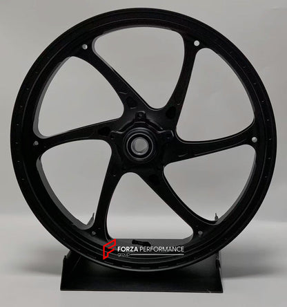 We manufacture premium quality forged motorcycle wheels rims for MV AGUSTA in any design, size, color.

Wheel sizes (motorcycle spec):

Front: 3.5 x 17

Rear: 5.5 x 17

Weight:

Front: 3.7 kg (8.16 lbs)

Rear: 3.65 kg (8.05 lbs)


Finishing: Matt Black

Forza Performance Group engineers and manufactures each forged motorcycle wheel individually per order. This ensures precise fitment, uncompromised strength, and unique styling. Whether for racing, touring, or daily use — our wheels are built for both perfor