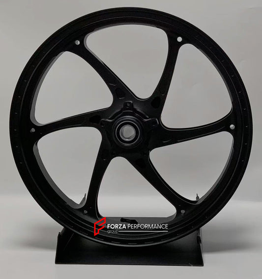 We manufacture premium quality forged motorcycle wheels rims for MV AGUSTA in any design, size, color.

Wheel sizes (motorcycle spec):

Front: 3.5 x 17

Rear: 5.5 x 17

Weight:

Front: 3.7 kg (8.16 lbs)

Rear: 3.65 kg (8.05 lbs)


Finishing: Matt Black

Forza Performance Group engineers and manufactures each forged motorcycle wheel individually per order. This ensures precise fitment, uncompromised strength, and unique styling. Whether for racing, touring, or daily use — our wheels are built for both perfor