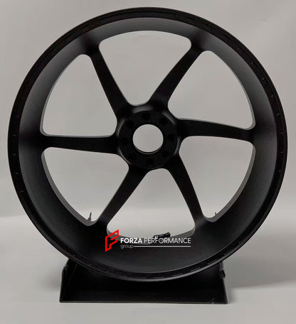 We manufacture premium quality forged motorcycle wheels rims for MV AGUSTA in any design, size, color.

Wheel sizes (motorcycle spec):

Front: 3.5 x 17

Rear: 5.5 x 17

Weight:

Front: 3.7 kg (8.16 lbs)

Rear: 3.65 kg (8.05 lbs)


Finishing: Matt Black

Forza Performance Group engineers and manufactures each forged motorcycle wheel individually per order. This ensures precise fitment, uncompromised strength, and unique styling. Whether for racing, touring, or daily use — our wheels are built for both perfor