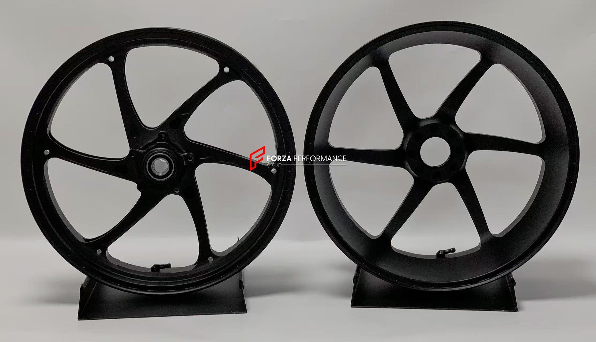 We manufacture premium quality forged motorcycle wheels rims for MV AGUSTA in any design, size, color.

Wheel sizes (motorcycle spec):

Front: 3.5 x 17

Rear: 5.5 x 17

Weight:

Front: 3.7 kg (8.16 lbs)

Rear: 3.65 kg (8.05 lbs)


Finishing: Matt Black

Forza Performance Group engineers and manufactures each forged motorcycle wheel individually per order. This ensures precise fitment, uncompromised strength, and unique styling. Whether for racing, touring, or daily use — our wheels are built for both perfor