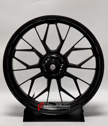 We manufacture premium quality forged motorcycle wheels rims for QJMOTOR in any design, size, color.

Wheel sizes (motorcycle spec):

Front: 3.5 x 17

Rear: 5.5 x 17

Weight:

Front: 4.05 kg (8.93 lbs)

Rear: 5.4 kg (11.9 lbs)


Finishing: Gloss Black

Forza Performance Group engineers and manufactures each forged motorcycle wheel individually per order. This ensures precise fitment, uncompromised strength, and unique styling. Whether for racing, touring, or daily use — our wheels are built for both perform