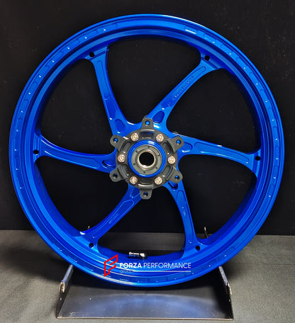We manufacture premium quality forged motorcycle wheels rims for QJMOTOR in any design, size, color.

Wheel sizes (motorcycle spec):

Front: 3.5 x 17

Rear: 6 x 17

Weight:

Front: 4.25 kg (9.37 lbs)

Rear: 4.85 kg (10.69 lbs)


Finishing: Gloss Blue

Forza Performance Group engineers and manufactures each forged motorcycle wheel individually per order. This ensures precise fitment, uncompromised strength, and unique styling. Whether for racing, touring, or daily use — our wheels are built for both performa