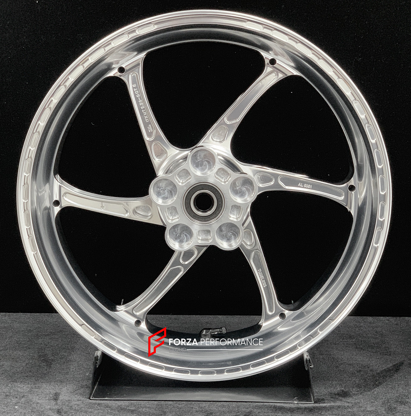 We manufacture premium quality forged motorcycle wheels rims for TRIUMPH in any design, size, color.

Wheel sizes (motorcycle spec):

Front: 3.5 x 17

Rear: 5.5 x 17

Weight:

Front: 3.95 kg (8.7 lbs)

Rear: 4.8 kg (10.58 lbs)


Finishing: Gloss Silver

Forza Performance Group engineers and manufactures each forged motorcycle wheel individually per order. This ensures precise fitment, uncompromised strength, and unique styling. Whether for racing, touring, or daily use — our wheels are built for both perfor