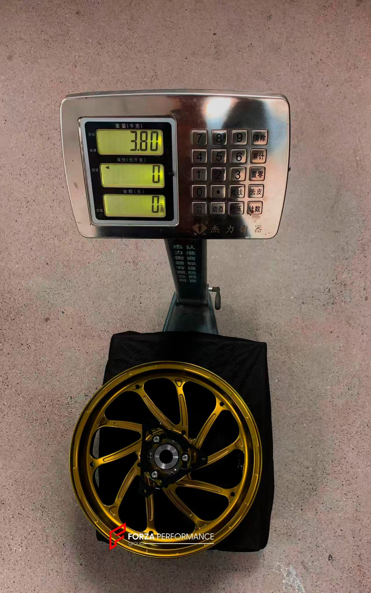 We manufacture premium quality forged motorcycle wheels rims for YAMAHA in any design, size, color.

Wheel sizes (motorcycle spec):

Front: 3.5 x 15

Rear: 4 x 14

Weight:

Front: 3.95 kg (8.71 lbs)

Rear: 3.8 kg (8.38 lbs)

Finishing: Gloss Gold

Forza Performance Group engineers and manufactures each forged motorcycle wheel individually per order. This ensures precise fitment, uncompromised strength, and unique styling. Whether for racing, touring, or daily use — our wheels are built for both performance 