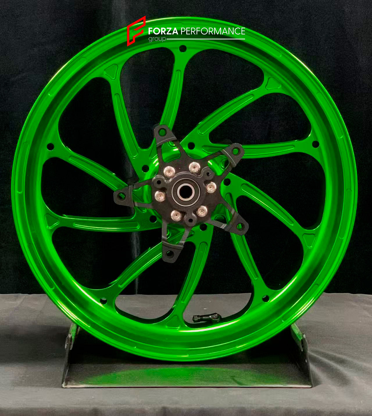 We manufacture premium quality forged motorcycle wheels rims for YAMAHA in any design, size, color.

Wheel sizes (motorcycle spec):

Front: 3.5 x 15

Rear: 4 x 14

Weight:

Front: 3.95 kg (8.71 lbs)

Rear: 3.8 kg (8.38 lbs)


Finishing: Gloss Green

Forza Performance Group engineers and manufactures each forged motorcycle wheel individually per order. This ensures precise fitment, uncompromised strength, and unique styling. Whether for racing, touring, or daily use — our wheels are built for both performanc