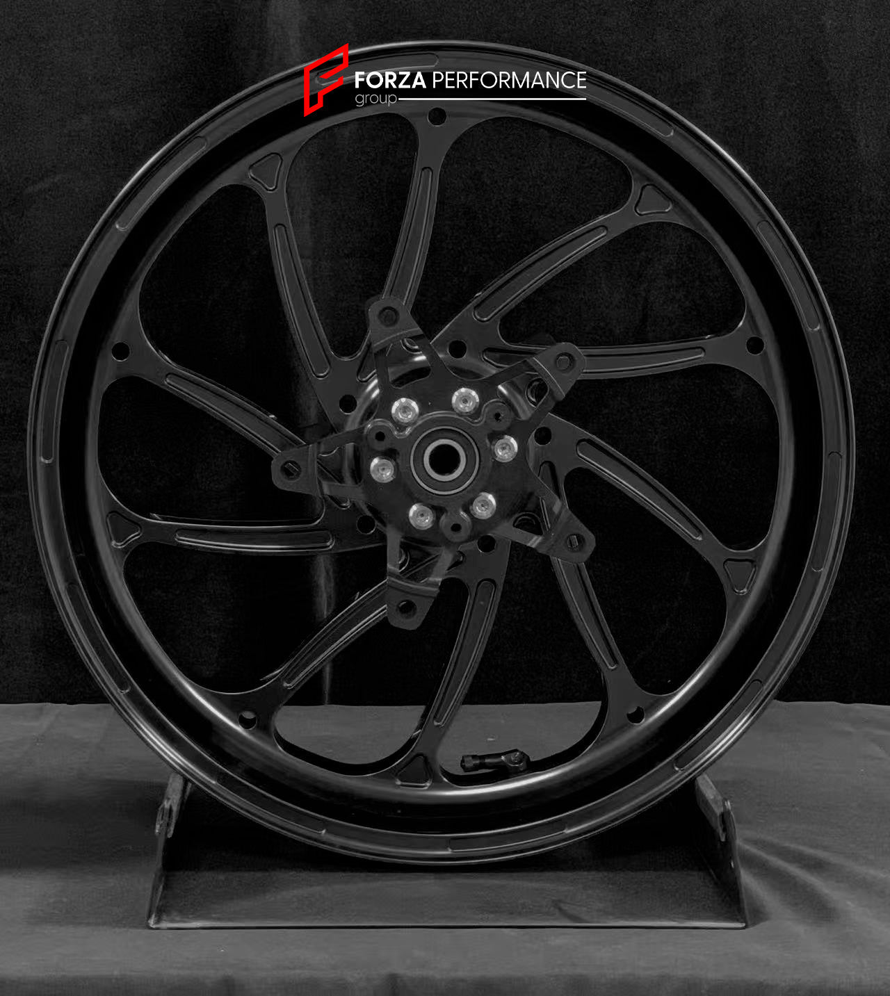 We manufacture premium quality forged motorcycle wheels rims for YAMAHA in any design, size, color.

Wheel sizes (motorcycle spec):

Front: 3.5 x 15

Rear: 4 x 14

Weight:

Front: 3.95 kg (8.71 lbs)

Rear: 3.8 kg (8.38 lbs)


Finishing: Satin Black

Forza Performance Group engineers and manufactures each forged motorcycle wheel individually per order. This ensures precise fitment, uncompromised strength, and unique styling. Whether for racing, touring, or daily use — our wheels are built for both performanc