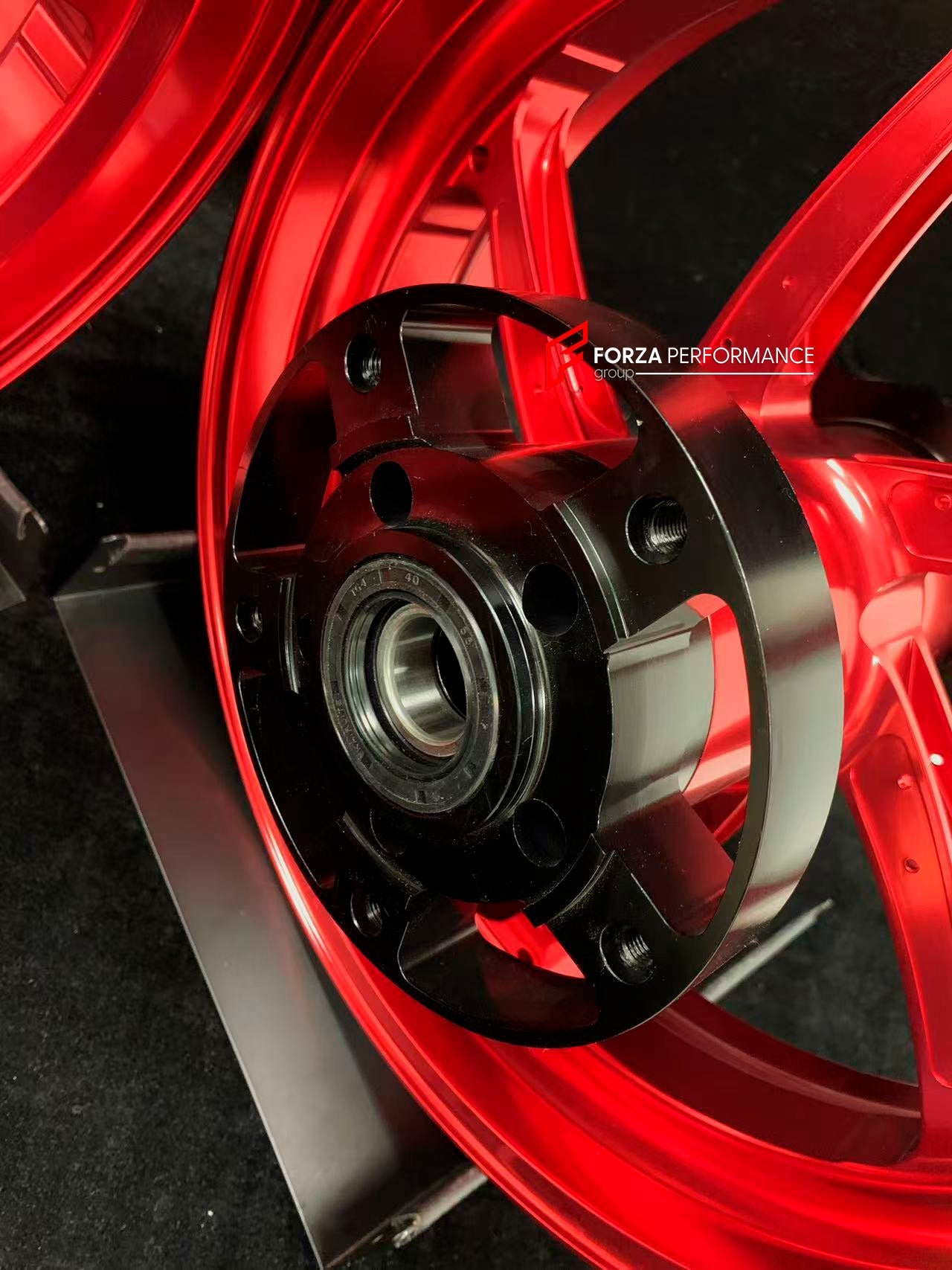 We manufacture premium quality forged motorcycle wheels rims for YAMAHA in any design, size, color.

Wheel sizes (motorcycle spec):

Front: 3.5 x 15

Rear: 4.5 x 15

Weight:

Front: 3.9 kg (9.59 lbs)

Rear: 5.35 kg (10.91 lbs)

Finishing: Gloss Red

Forza Performance Group engineers and manufactures each forged motorcycle wheel individually per order. This ensures precise fitment, uncompromised strength, and unique styling. Whether for racing, touring, or daily use — our wheels are built for both performanc