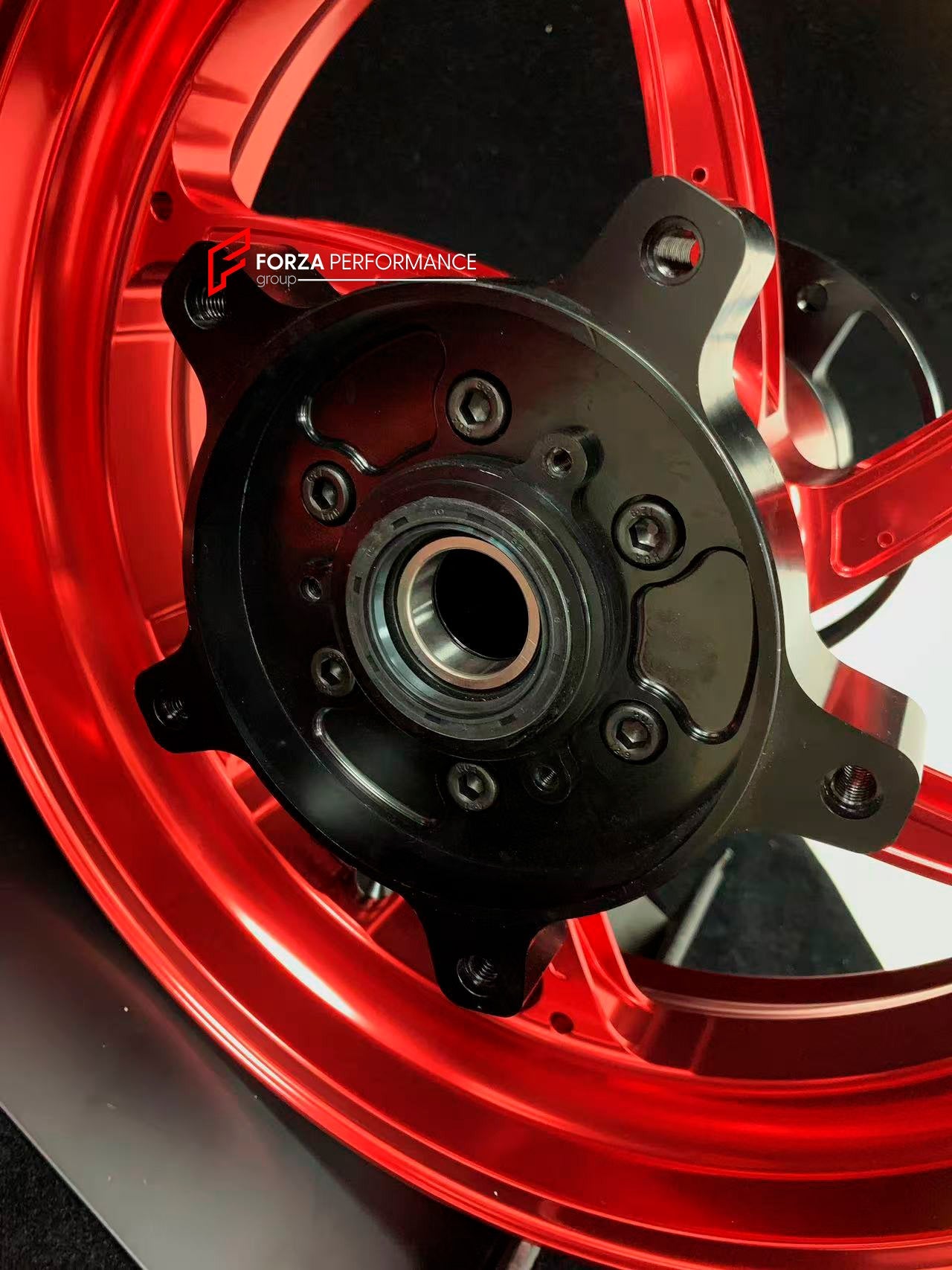 We manufacture premium quality forged motorcycle wheels rims for YAMAHA in any design, size, color.

Wheel sizes (motorcycle spec):

Front: 3.5 x 15

Rear: 4.5 x 15

Weight:

Front: 3.9 kg (9.59 lbs)

Rear: 5.35 kg (10.91 lbs)

Finishing: Gloss Red

Forza Performance Group engineers and manufactures each forged motorcycle wheel individually per order. This ensures precise fitment, uncompromised strength, and unique styling. Whether for racing, touring, or daily use — our wheels are built for both performanc