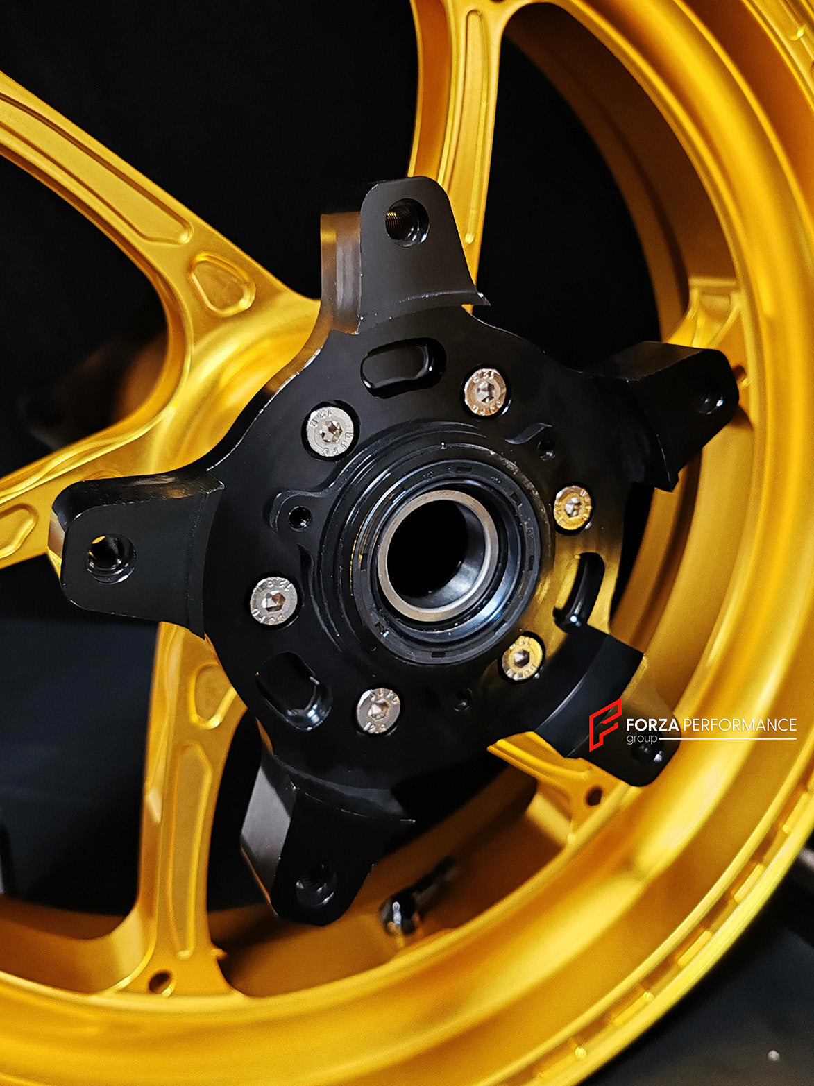 We manufacture premium quality forged motorcycle wheels rims for YAMAHA in any design, size, color.

Wheel sizes (motorcycle spec):

Front: 3.5 x 15

Rear: 4.5 x 15

Weight:

Front: 3.6 kg (7.94 lbs)

Rear: 4.75 kg (10.47 lbs)


Finishing: Gloss Gold

Forza Performance Group engineers and manufactures each forged motorcycle wheel individually per order. This ensures precise fitment, uncompromised strength, and unique styling. Whether for racing, touring, or daily use — our wheels are built for both performa
