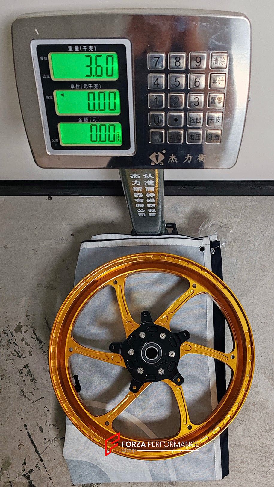 We manufacture premium quality forged motorcycle wheels rims for YAMAHA in any design, size, color.

Wheel sizes (motorcycle spec):

Front: 3.5 x 15

Rear: 4.5 x 15

Weight:

Front: 3.6 kg (7.94 lbs)

Rear: 4.75 kg (10.47 lbs)


Finishing: Gloss Gold

Forza Performance Group engineers and manufactures each forged motorcycle wheel individually per order. This ensures precise fitment, uncompromised strength, and unique styling. Whether for racing, touring, or daily use — our wheels are built for both performa