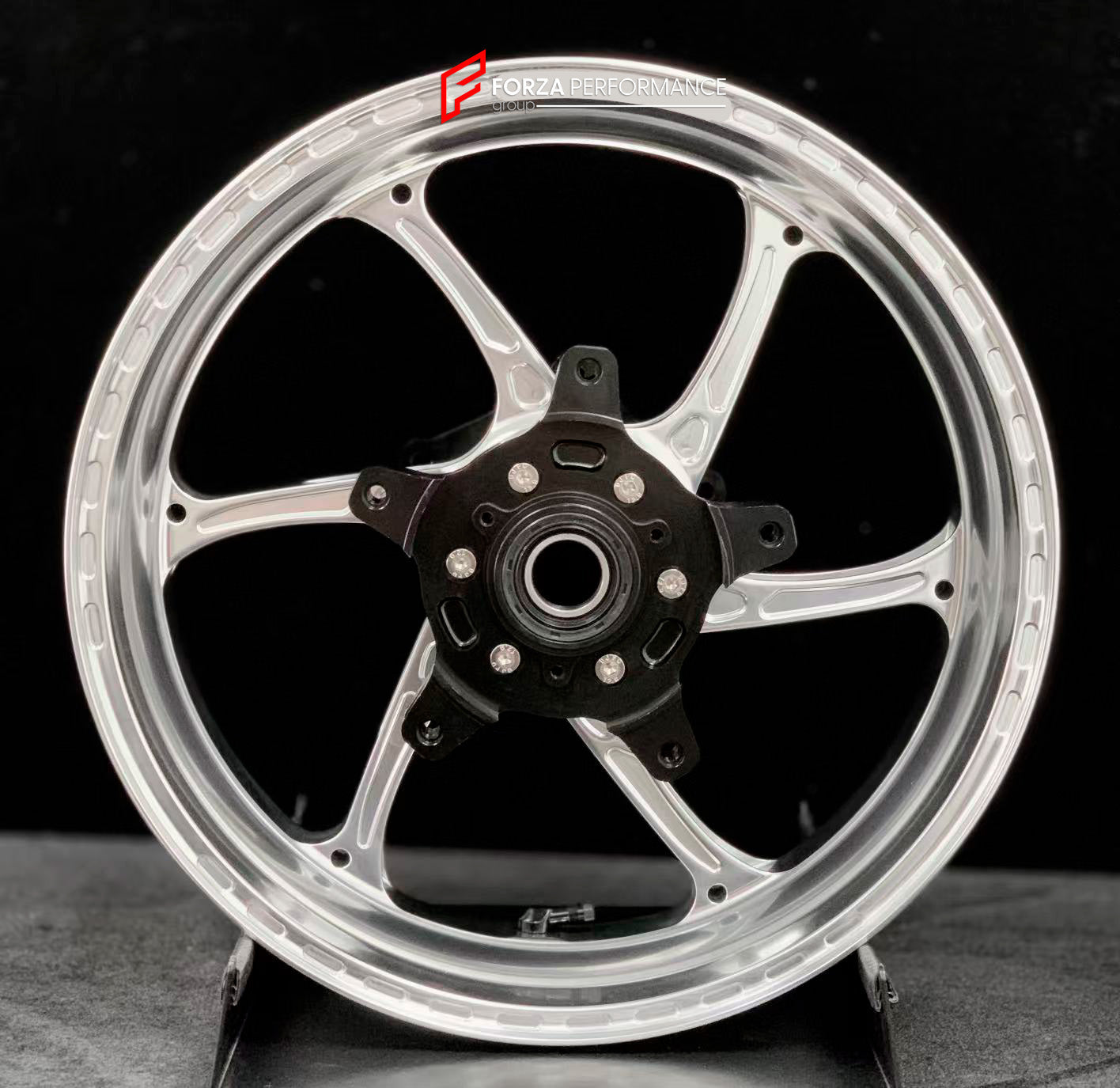 We manufacture premium quality forged motorcycle wheels rims for YAMAHA in any design, size, color.

Wheel sizes (motorcycle spec):

Front: 3.5 x 15

Rear: 4.5 x 15

Weight:

Front: 3.6 kg (7.94 lbs)

Rear: 4.75 kg (10.47 lbs)


Finishing: Gloss Silver

Forza Performance Group engineers and manufactures each forged motorcycle wheel individually per order. This ensures precise fitment, uncompromised strength, and unique styling. Whether for racing, touring, or daily use — our wheels are built for both perfor