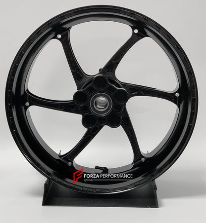 We manufacture premium quality forged motorcycle wheels rims for YAMAHA in any design, size, color.

Wheel sizes (motorcycle spec):

Front: 3.5 x 17

Rear: 5.5 x 17

Weight:

Front: 4 kg (8.82 lbs)

Rear: 4.85 kg (10.69 lbs)


Finishing: Satin Black

Forza Performance Group engineers and manufactures each forged motorcycle wheel individually per order. This ensures precise fitment, uncompromised strength, and unique styling. Whether for racing, touring, or daily use — our wheels are built for both performan