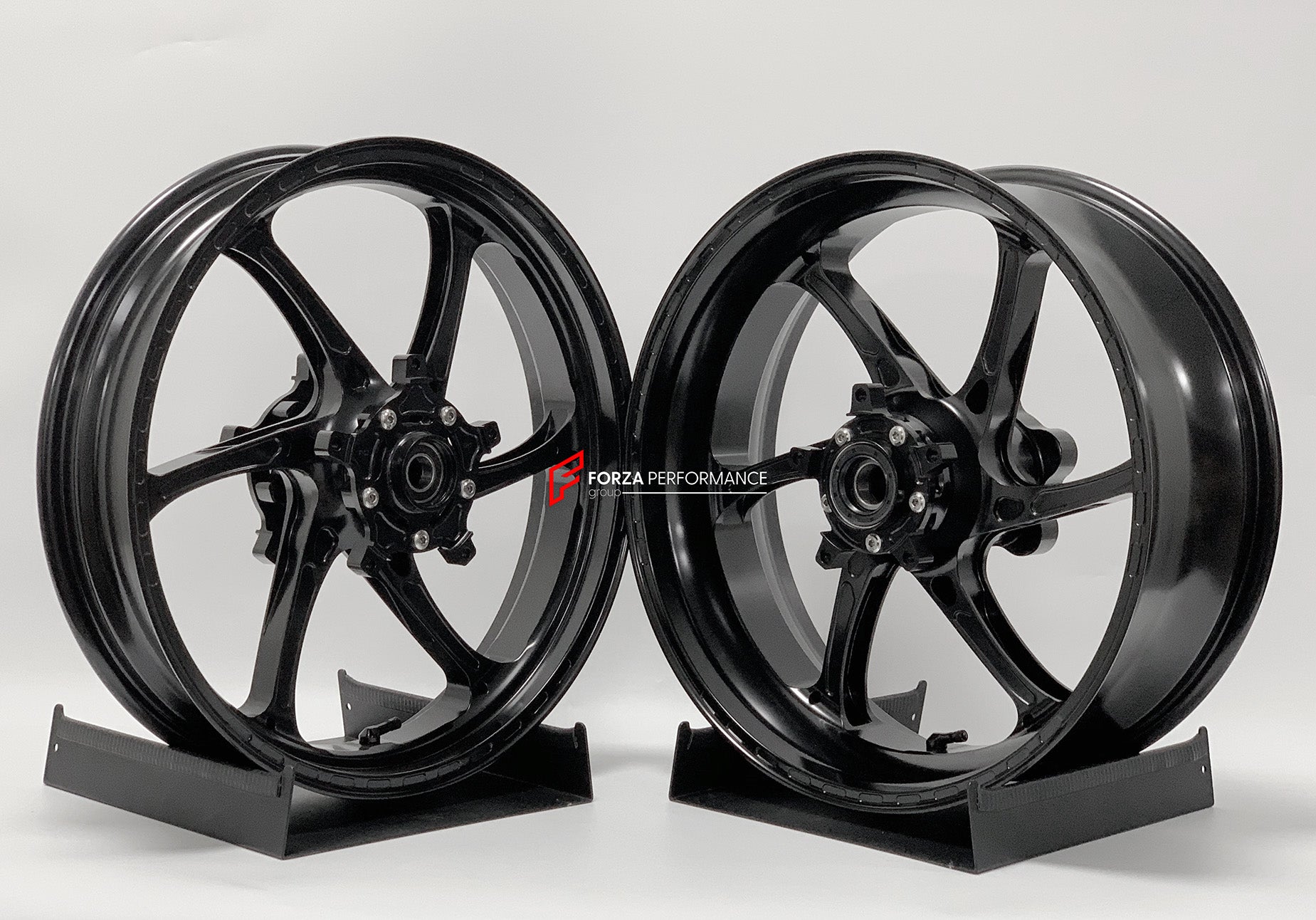 We manufacture premium quality forged motorcycle wheels rims for YAMAHA in any design, size, color.

Wheel sizes (motorcycle spec):

Front: 3.5 x 17

Rear: 5.5 x 17

Weight:

Front: 4 kg (8.82 lbs)

Rear: 4.85 kg (10.69 lbs)


Finishing: Satin Black

Forza Performance Group engineers and manufactures each forged motorcycle wheel individually per order. This ensures precise fitment, uncompromised strength, and unique styling. Whether for racing, touring, or daily use — our wheels are built for both performan