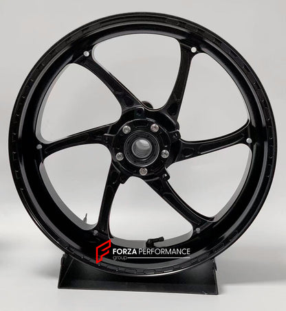 We manufacture premium quality forged motorcycle wheels rims for YAMAHA in any design, size, color.

Wheel sizes (motorcycle spec):

Front: 3.5 x 17

Rear: 5.5 x 17

Weight:

Front: 4 kg (8.82 lbs)

Rear: 4.85 kg (10.69 lbs)


Finishing: Satin Black

Forza Performance Group engineers and manufactures each forged motorcycle wheel individually per order. This ensures precise fitment, uncompromised strength, and unique styling. Whether for racing, touring, or daily use — our wheels are built for both performan