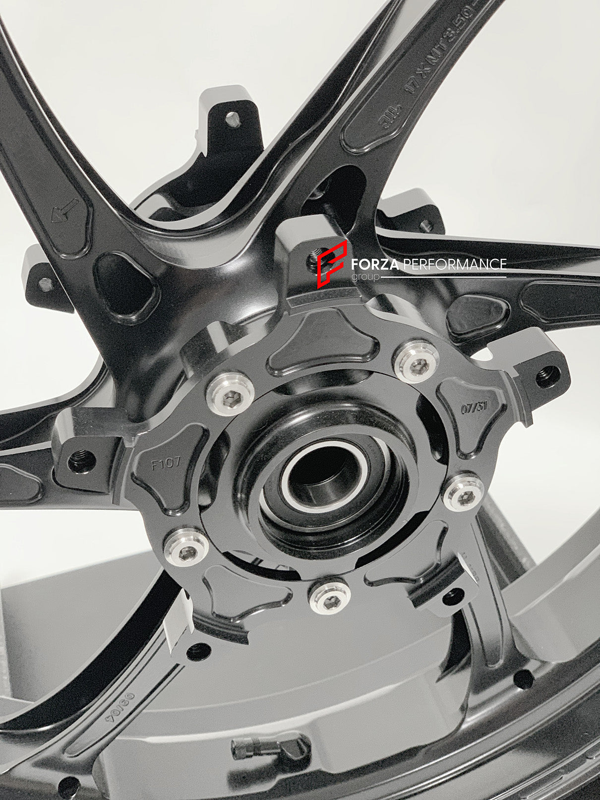 We manufacture premium quality forged motorcycle wheels rims for YAMAHA in any design, size, color.

Wheel sizes (motorcycle spec):

Front: 3.5 x 17

Rear: 5.5 x 17

Weight:

Front: 4 kg (8.82 lbs)

Rear: 4.85 kg (10.69 lbs)


Finishing: Satin Black

Forza Performance Group engineers and manufactures each forged motorcycle wheel individually per order. This ensures precise fitment, uncompromised strength, and unique styling. Whether for racing, touring, or daily use — our wheels are built for both performan