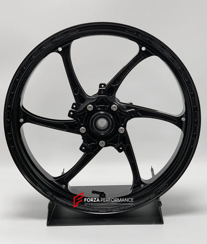 We manufacture premium quality forged motorcycle wheels rims for YAMAHA in any design, size, color.

Wheel sizes (motorcycle spec):

Front: 3.5 x 17

Rear: 5.5 x 17

Weight:

Front: 4 kg (8.82 lbs)

Rear: 4.85 kg (10.69 lbs)


Finishing: Satin Black

Forza Performance Group engineers and manufactures each forged motorcycle wheel individually per order. This ensures precise fitment, uncompromised strength, and unique styling. Whether for racing, touring, or daily use — our wheels are built for both performan
