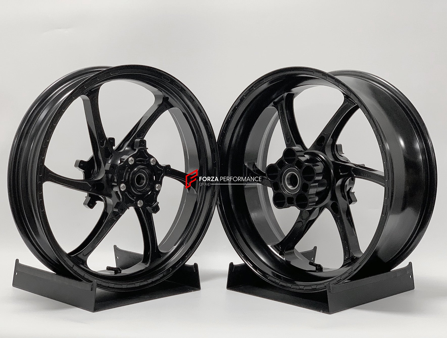 We manufacture premium quality forged motorcycle wheels rims for YAMAHA in any design, size, color.

Wheel sizes (motorcycle spec):

Front: 3.5 x 17

Rear: 5.5 x 17

Weight:

Front: 4 kg (8.82 lbs)

Rear: 4.85 kg (10.69 lbs)


Finishing: Satin Black

Forza Performance Group engineers and manufactures each forged motorcycle wheel individually per order. This ensures precise fitment, uncompromised strength, and unique styling. Whether for racing, touring, or daily use — our wheels are built for both performan