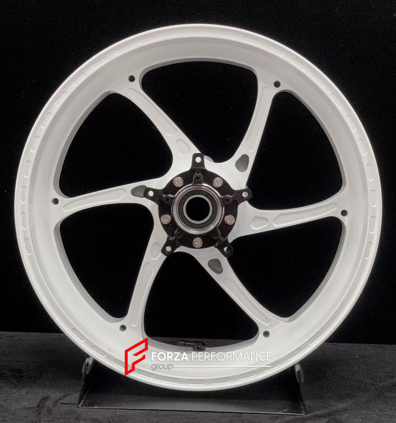 We manufacture premium quality forged motorcycle wheels rims for YAMAHA in any design, size, color.

Wheel sizes (motorcycle spec):

Front: 3.5 x 17

Rear: 5.5 x 17

Weight:

Front: 4.35 kg (9.59 lbs)

Rear: 4.95 kg (10.91 lbs)


Finishing: Gloss White

Forza Performance Group engineers and manufactures each forged motorcycle wheel individually per order. This ensures precise fitment, uncompromised strength, and unique styling. Whether for racing, touring, or daily use — our wheels are built for both perfor