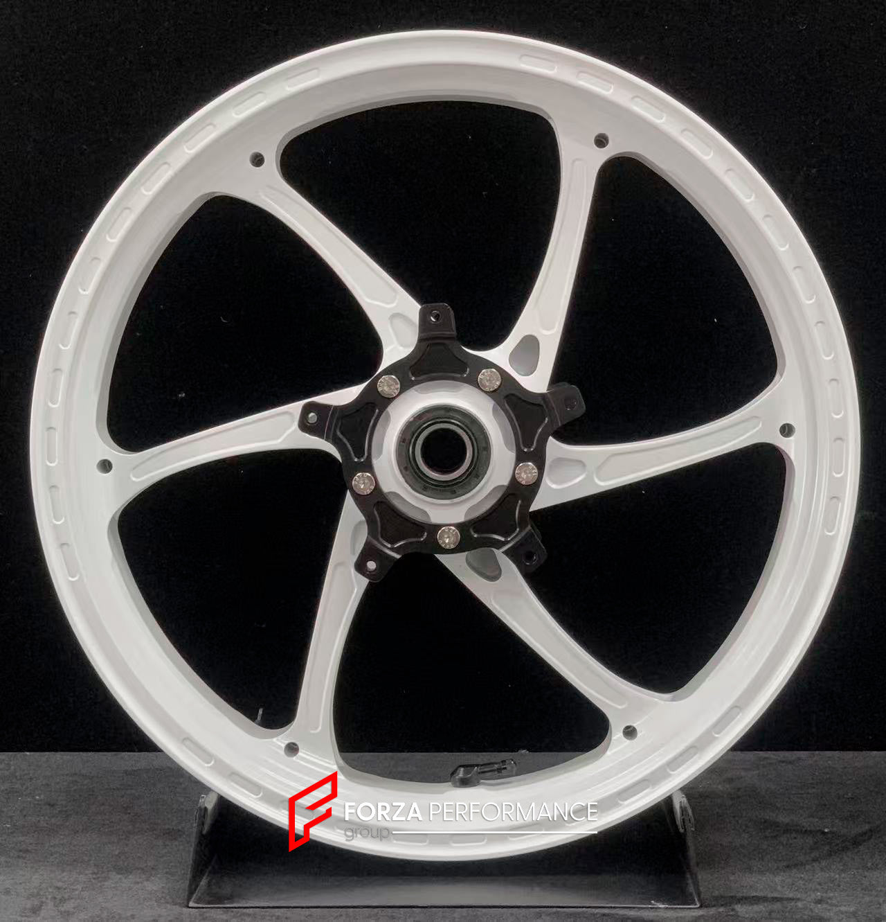 We manufacture premium quality forged motorcycle wheels rims for YAMAHA in any design, size, color.

Wheel sizes (motorcycle spec):

Front: 3.5 x 17

Rear: 5.5 x 17

Weight:

Front: 4.35 kg (9.59 lbs)

Rear: 4.95 kg (10.91 lbs)


Finishing: Gloss White

Forza Performance Group engineers and manufactures each forged motorcycle wheel individually per order. This ensures precise fitment, uncompromised strength, and unique styling. Whether for racing, touring, or daily use — our wheels are built for both perfor