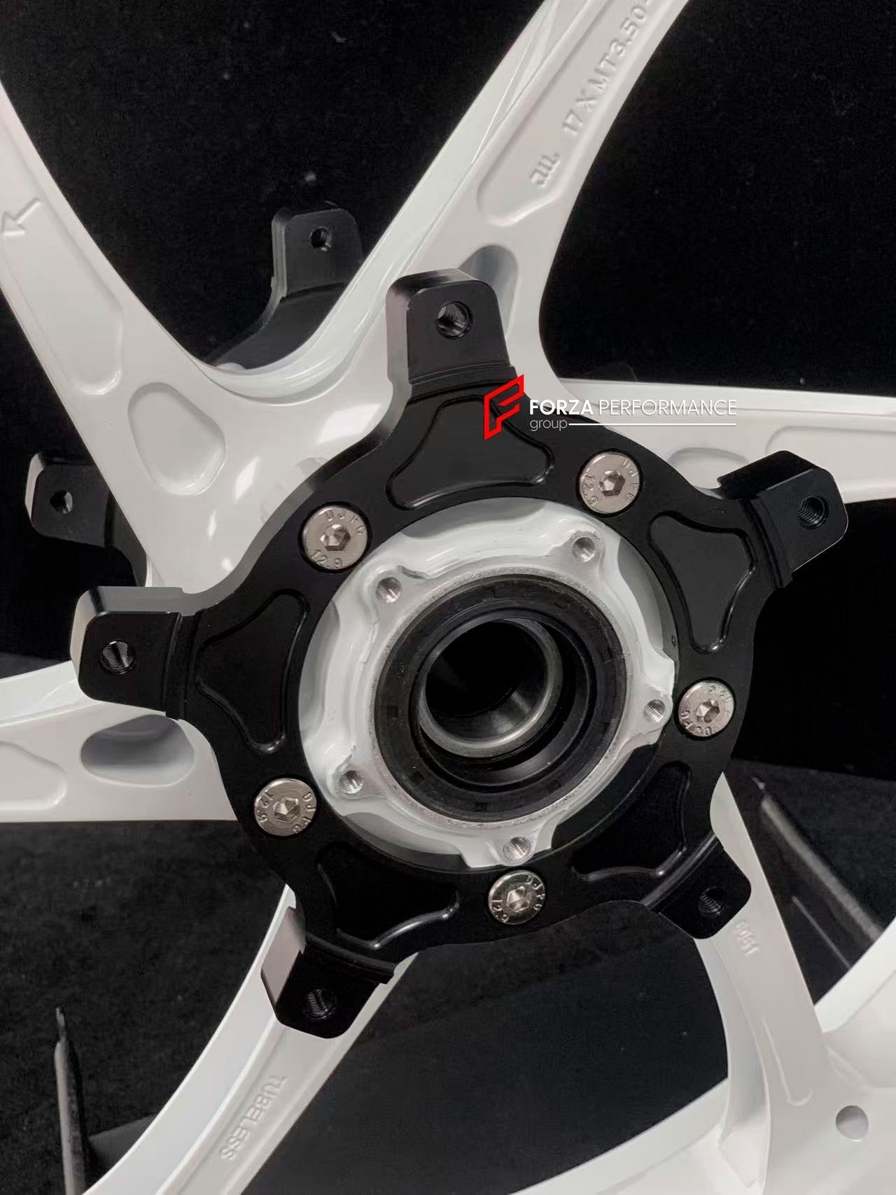 We manufacture premium quality forged motorcycle wheels rims for YAMAHA in any design, size, color.

Wheel sizes (motorcycle spec):

Front: 3.5 x 17

Rear: 5.5 x 17

Weight:

Front: 4.35 kg (9.59 lbs)

Rear: 4.95 kg (10.91 lbs)


Finishing: Gloss White

Forza Performance Group engineers and manufactures each forged motorcycle wheel individually per order. This ensures precise fitment, uncompromised strength, and unique styling. Whether for racing, touring, or daily use — our wheels are built for both perfor