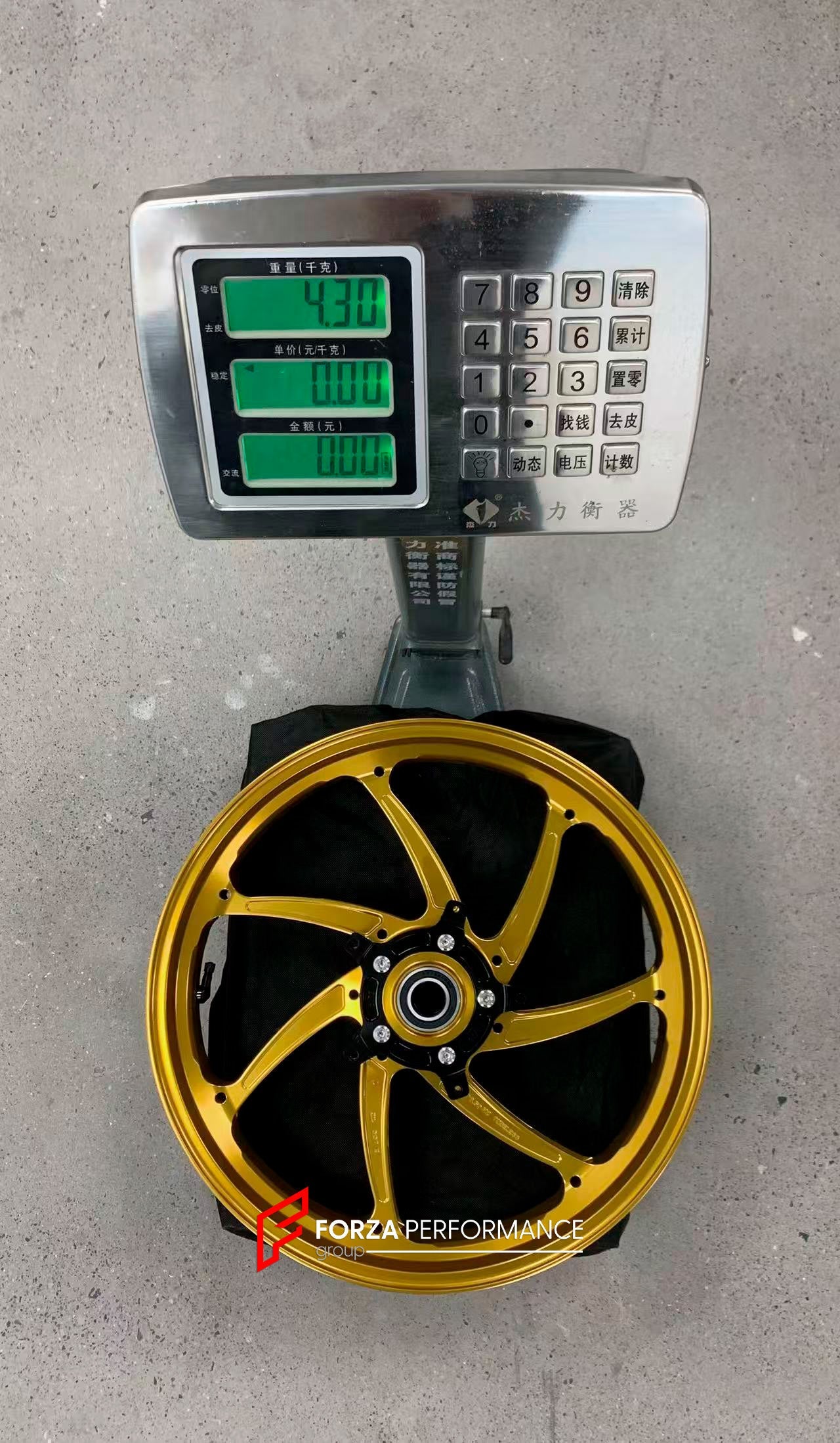 We manufacture premium quality forged motorcycle wheels rims for YAMAHA in any design, size, color.

Wheel sizes (motorcycle spec):

Front: 3.5 x 17

Rear: 6 x 17

Weight:

Front: 4.3 kg (9.48 lbs)

Rear 4.9 kg (10.8 lbs)


Finishing: Gloss Gold

Forza Performance Group engineers and manufactures each forged motorcycle wheel individually per order. This ensures precise fitment, uncompromised strength, and unique styling. Whether for racing, touring, or daily use — our wheels are built for both performance a