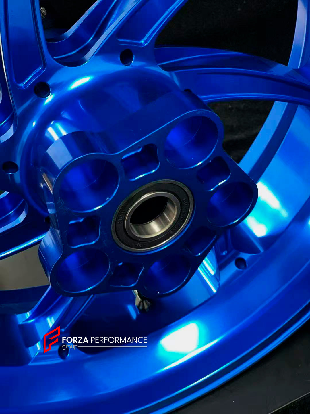 We manufacture premium quality forged motorcycle wheels rims for YAMAHA in any design, size, color.

Wheel sizes (motorcycle spec):

Front: 3.5 x 17

Rear: 6 x 17

Weight:

Front: 4.3 kg (9.48 lbs)

Rear 4.9 kg (10.8 lbs)


Finishing: Gloss Blue

Forza Performance Group engineers and manufactures each forged motorcycle wheel individually per order. This ensures precise fitment, uncompromised strength, and unique styling. Whether for racing, touring, or daily use — our wheels are built for both performance a