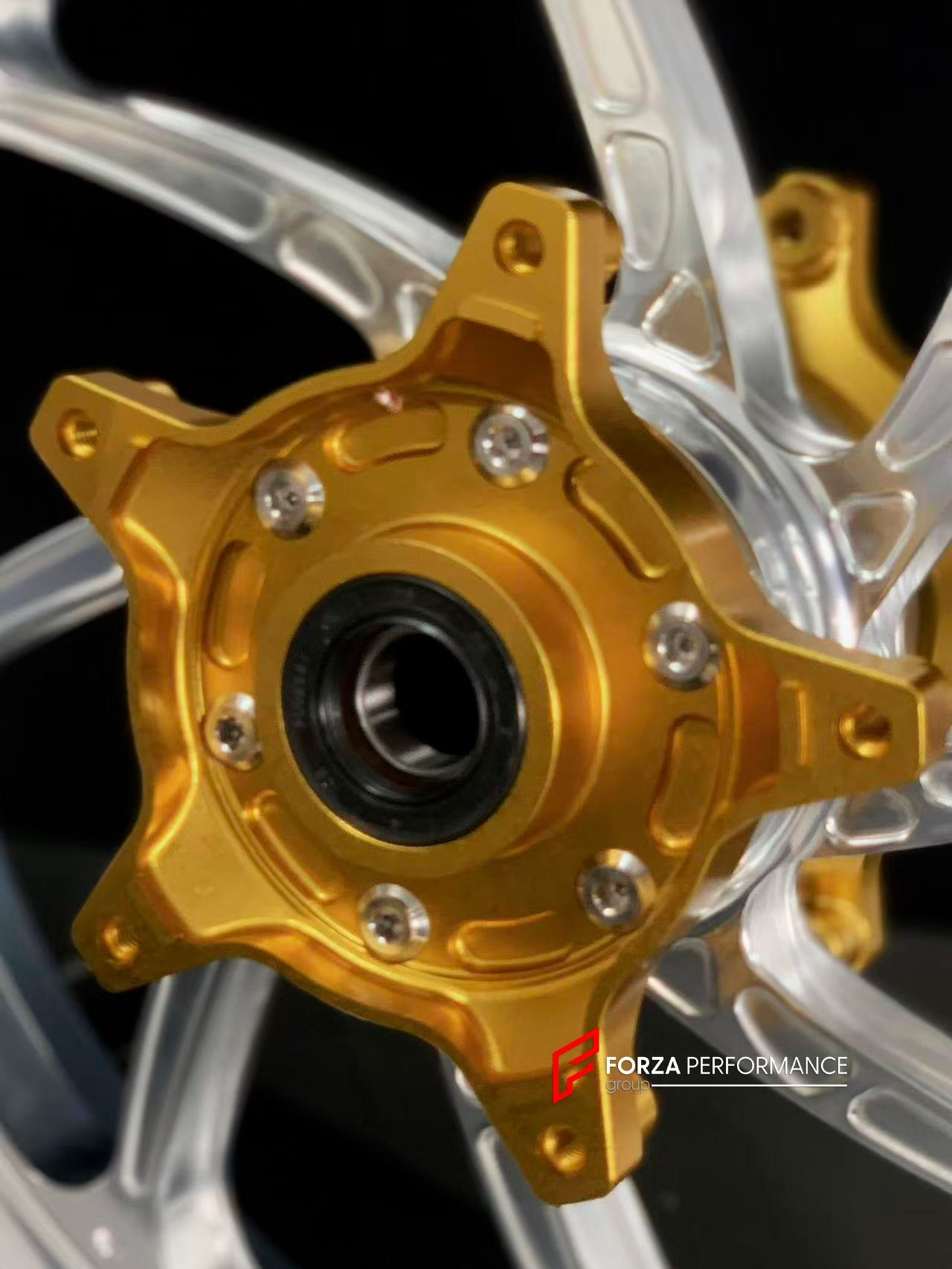 We manufacture premium quality forged motorcycle wheels rims for YAMAHA in any design, size, color.

Wheel sizes (motorcycle spec):

Front: 3.5 x 15

Rear: 4.5 x 15

Weight:

Front: 3.5 kg (7.72 lbs)

Rear: 4.75 kg (10.47 lbs)


Finishing: Gloss Silver

Forza Performance Group engineers and manufactures each forged motorcycle wheel individually per order. This ensures precise fitment, uncompromised strength, and unique styling. Whether for racing, touring, or daily use — our wheels are built for both perfor