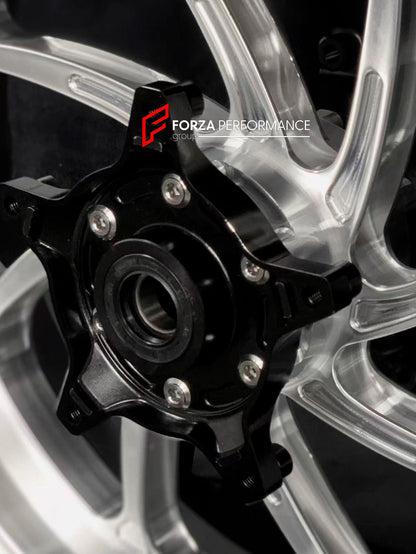 We manufacture premium quality forged motorcycle wheels rims for YAMAHA in any design, size, color.

Wheel sizes (motorcycle spec):

Front: 3.5 x 15

Rear: 4.5 x 15

Weight:

Front: 3.65 kg (8.04 lbs)

Rear: 4.85 kg (10.69 lbs)


Finishing: Gloss Silver

Forza Performance Group engineers and manufactures each forged motorcycle wheel individually per order. This ensures precise fitment, uncompromised strength, and unique styling. Whether for racing, touring, or daily use — our wheels are built for both perfo