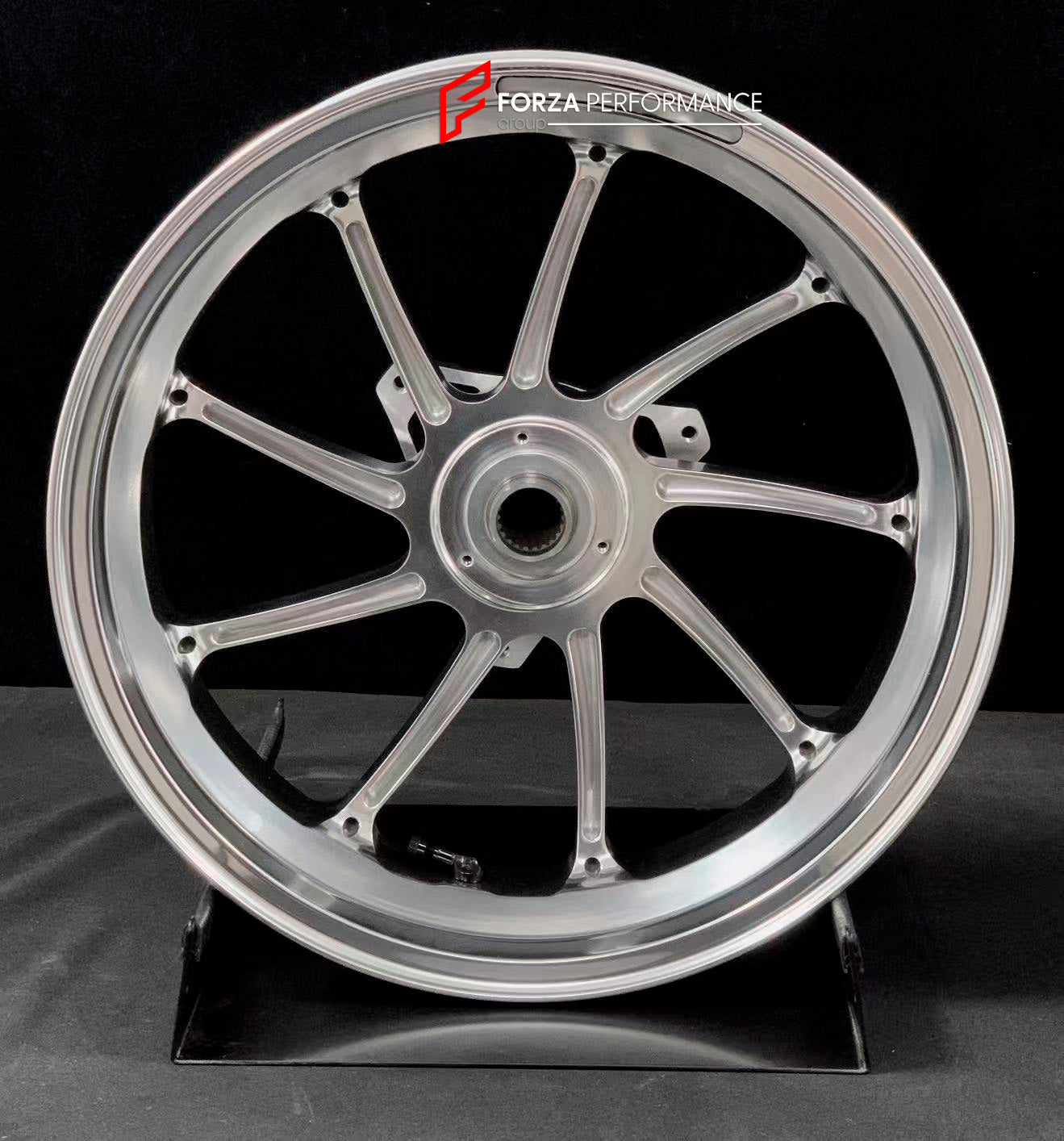 We manufacture premium quality forged motorcycle wheels rims for YAMAHA in any design, size, color.

Wheel sizes (motorcycle spec):

Front: 3.5 x 15

Rear: 4 x 14

Weight:

Front: 3.5 kg (7.92 lbs)

Rear: 3.35 kg (7.38 lbs)


Finishing: Gloss Silver

Forza Performance Group engineers and manufactures each forged motorcycle wheel individually per order. This ensures precise fitment, uncompromised strength, and unique styling. Whether for racing, touring, or daily use — our wheels are built for both performan