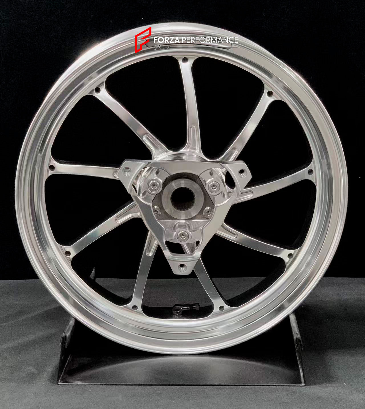 We manufacture premium quality forged motorcycle wheels rims for YAMAHA in any design, size, color.

Wheel sizes (motorcycle spec):

Front: 3.5 x 15

Rear: 4 x 14

Weight:

Front: 3.5 kg (7.92 lbs)

Rear: 3.35 kg (7.38 lbs)


Finishing: Gloss Silver

Forza Performance Group engineers and manufactures each forged motorcycle wheel individually per order. This ensures precise fitment, uncompromised strength, and unique styling. Whether for racing, touring, or daily use — our wheels are built for both performan